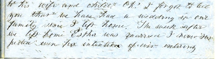 Housemaid Esther marries without knowledge of Everett family.